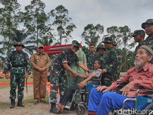 Program TMMD, TNI dan Pemkab Bangun Jalan Rusak-Saluran Air Bersih di Siak Program TMMD, TNI dan Pemkab Bangun Jalan Rusak-Saluran Air Bersih di Siak