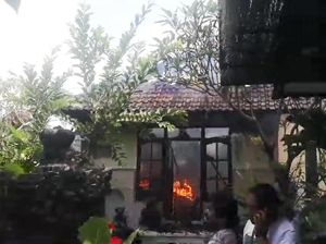 Rumah Beraksitektur Bali di Gianyar Terbakar, Pemilik Rugi Ratusan Juta