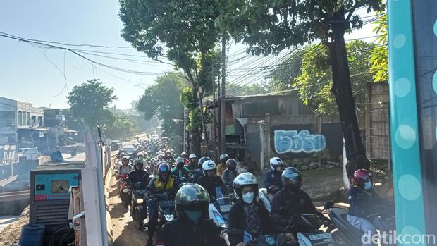 Macet Parah di TB Simatupang. (Taufik/detikcom)