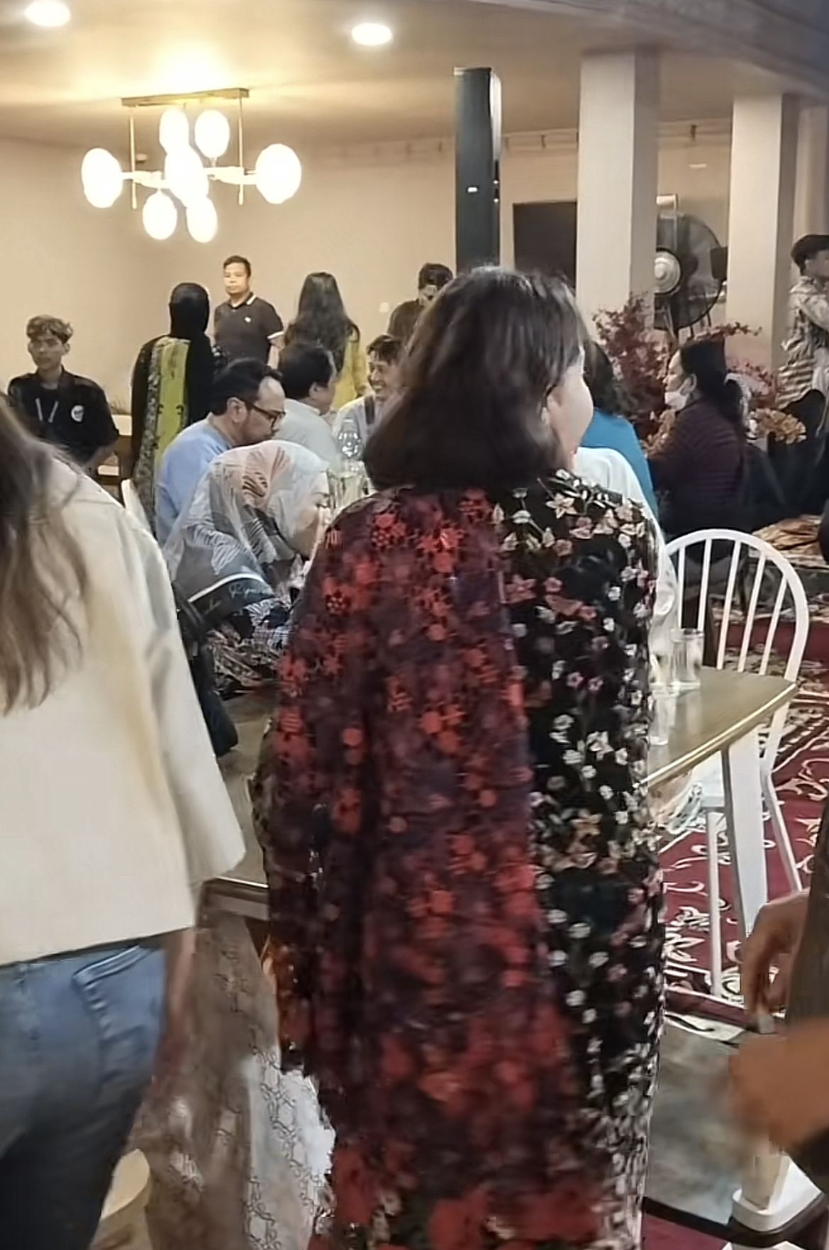 Momen Maia dan Mulan Jameela bertemu di Ultah Anang