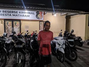 Pencuri Spesialis Motor Dibekuk, Uang Untuk Judi Slot