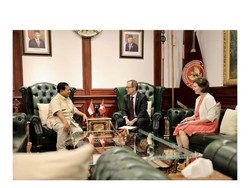 Prabowo Terima Surat Ucapan Selamat dari Presiden Swiss