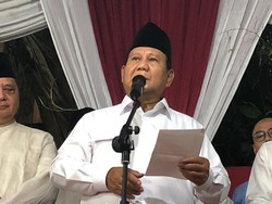 Dinyatakan Menang Pilpres, Prabowo Ucapkan Terima Kasih ke Rakyat Indonesia