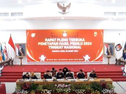 KPU Umumkan PDIP Jadi Pemenang Pileg 2024, Cetak Hattrick Juara