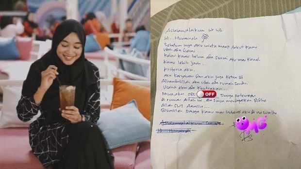 Yuna wanita yang dikirim surat cinta oleh pak RT