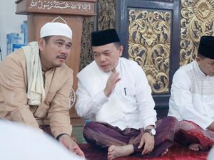 Diisukan Jadi Rival di Pilgub Jambi, Al Haris dan Mashuri Tampil Mesra