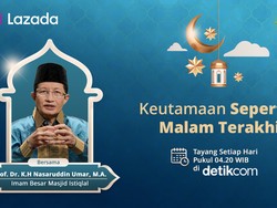 detikKultum Nasaruddin Umar: Penuhi Masjid di 10 Malam Terakhir Ramadan