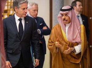 Menlu AS Kunjungi Jeddah, Bahas Gencatan Senjata Gaza dengan Menlu Saudi