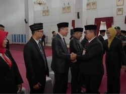 Pj Gubernur Kaltim Lantik 8 Pejabat Eselon II, Titip Pesan Dukung Konsep IKN