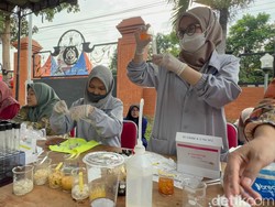 Sidak Takjil di Kota Kediri, Ditemukan 2 Makanan Mengandung Boraks-Formalin