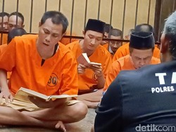 Merdunya Lantunan Al-Quran Tahanan Polres Probolinggo Kota Saat Ngabuburit