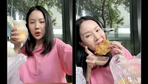 Agnes Jennifer Ikut Takjil War, Pamerkan Hasil Makanan yang Dibeli