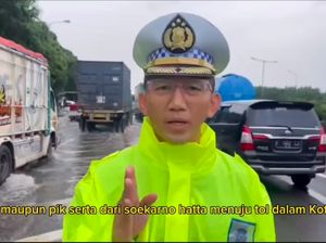 Genangan Surut, 3 Lajur Tol Bandara Soetta Arah Jakarta Kini Bisa Dilintasi Genangan Surut, 3 Lajur Tol Bandara Soetta Arah Jakarta Kini Bisa Dilintasi