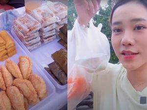Jessica Jane Ikut Berburu Takjil, Beli Gorengan sampai Lemang