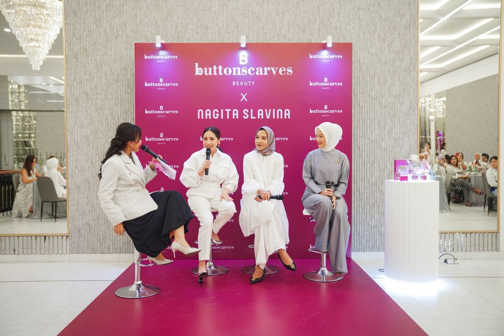 Kolaborasi Buttonscarves Beauty dan Nagita Slavina