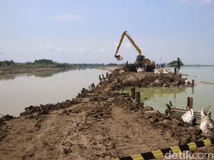Tanggul Sungai Wulan Demak Jebol Sudah Ditutup, Dinas Akan Perkuat Lagi Tanggul Sungai Wulan Demak Jebol Sudah Ditutup, Dinas Akan Perkuat Lagi