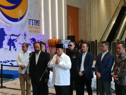 Prabowo Terima Kasih ke Surya Paloh yang Ucapkan Selamat Menang Pilpres