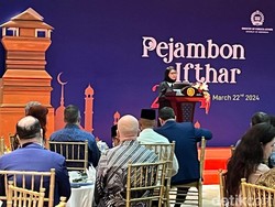 Bukber Bareng Dubes Negara Sahabat, Menlu Bicara Penderitaan Warga Palestina