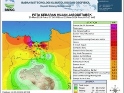 Begini Data Curah Hujan Sangat Lebat yang Picu Banjir di Jakarta Hari Ini