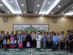 Bulan Bakti Ramadan, Polres Soetta Gelar Khotmil Quran-Santuni Anak Yatim