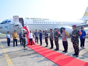 Jokowi Tinjau Banjir di Demak, Didampingi Menteri PUPR Basuki
