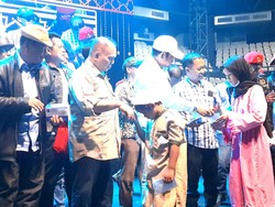 Gabungan Relawan Gelar Santunan dan Syukuran Kemenangan Prabowo-Gibran