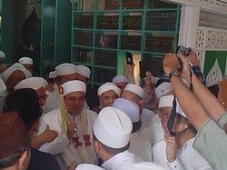 Suasana Pernikahan Habib Rizieq-Syarifah Mona Hasina Alaydrus di Sentul