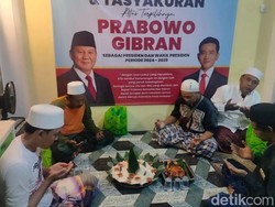 Relawan Kota Pasuruan Tasyakuran Sambut Kemenangan Prabowo-Gibran