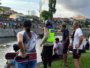 Anak 12 Tahun Tewas Tenggelam di Sungai Taman Pancing Denpasar