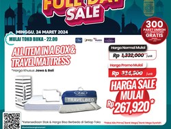 Kasur Empuk Ini Diskon Jadi Rp 200 Ribuan di Transmart Full Day Sale