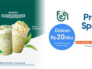 Serbu! Ada Promo Spesial dari BRI untuk Pembelian Produk Feel Matcha