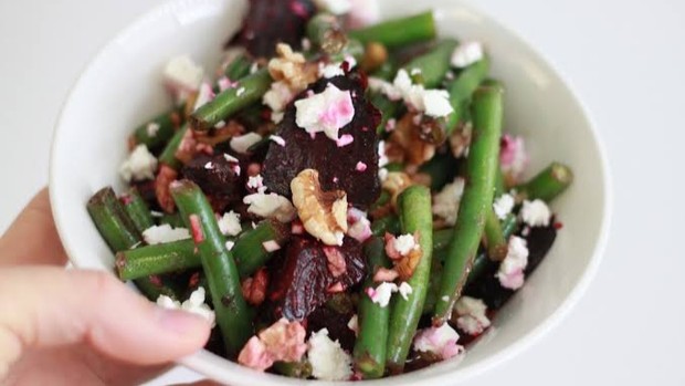 Buncis dan bit/Foto: Dok. The Healthy Eating Hub Rekomendasi kombinasi makanan sehat