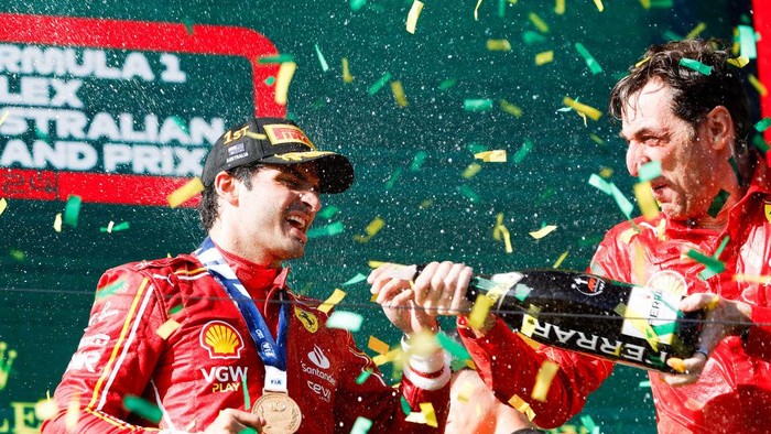 Wow Carlos Sainz Jr Menjadi Pemenang Balapan GP Australia 2024