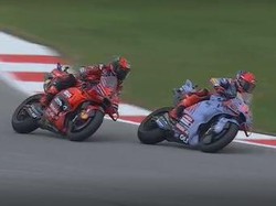 MotoGP Portugal 2024: Adu Ngotot Bagnaia-Marquez Berujung Crash