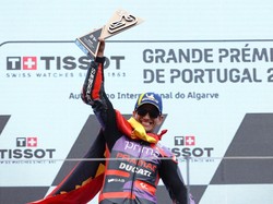 Jorge Martin Selebrasi Juara ala Ronaldo di MotoGP Portugal 2024