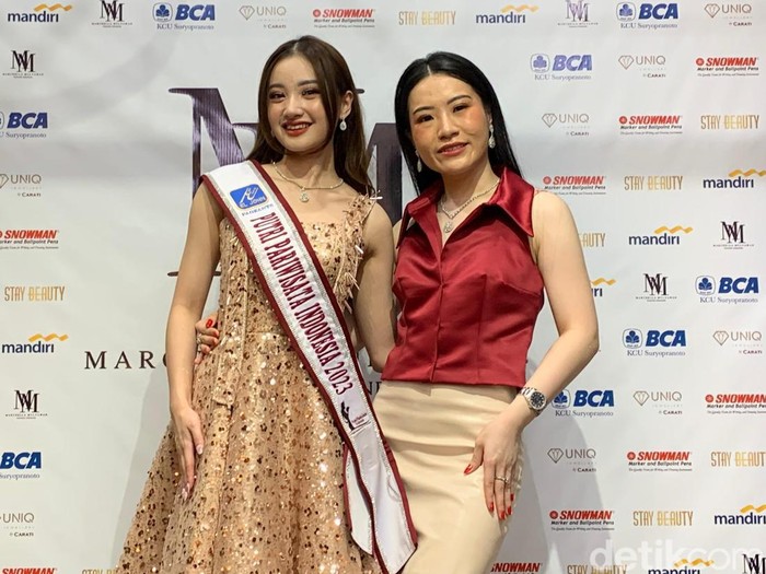 Putri Pariwisata Indonesia 2023 LingLing Salsabila (kiri) dan Perjalanan Kariernya. (Foto: Mauludi Rismoyo)