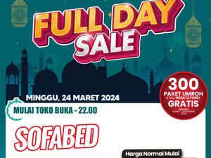 Sofabed Cuma Rp 1 Jutaan di Transmart Full Day Sale, Buruan Sikat!