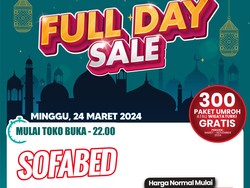 Sofabed Cuma Rp 1 Jutaan di Transmart Full Day Sale, Buruan Sikat!