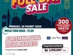 Buruan ke Transmart Full Day Sale, Kasur Empuk Dijual Rp 200 Ribuan