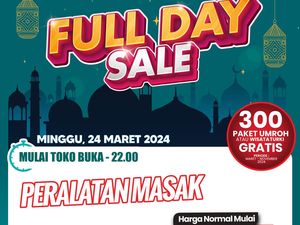Merapat! Peralatan Masak Cuma Rp 100 Ribuan di Transmart Full Day Sale