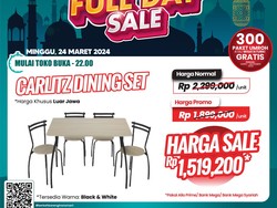 Pasti Murah! Beli Meja Makan di Transmart Full Day Sale Hemat Rp 800 Ribuan