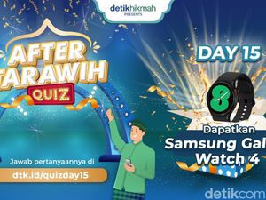 Cek Nama Pemenang After Tarawih Quiz ke-15, Dapat Hadiah Smartwatch! Cek Nama Pemenang After Tarawih Quiz ke-15, Dapat Hadiah Smartwatch!