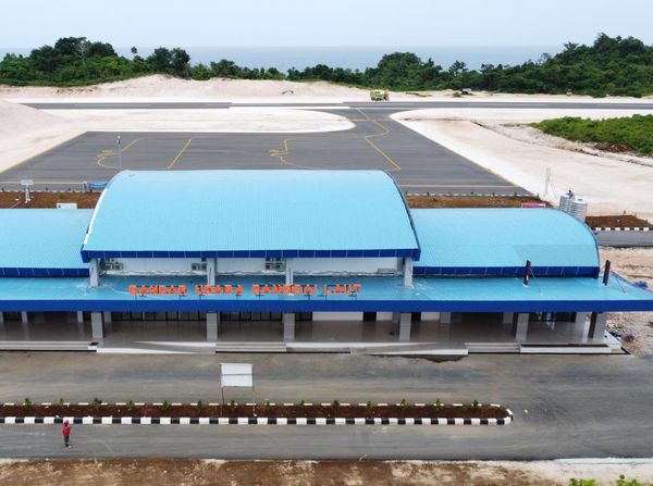 Bandara Banggai Laut Segera Diresmikan, Ini Potretnya