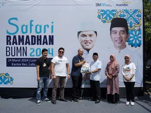 Bank Mandiri Gelar Pasar Murah 1.000 Paket Sembako di Safari Ramadan BUMN