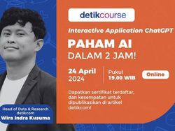 Belajar AI dan ChatGPT dari Dasar di detikCourse, Dijamin Paham dalam 2 Jam!