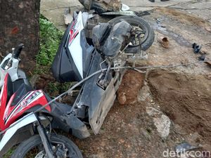 2 Driver Ojol di Palembang Ditabrak Saat Istirahat di Tepi Jalan, 1 Tewas