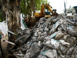 Sering Meluap, Ini Lokasi Tanggul Kali Hek Kramat Jati yang Belum Rampung
