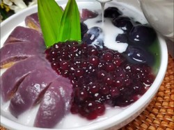 Resep Pisang Ungu Bubur Spesial Untuk Takjil