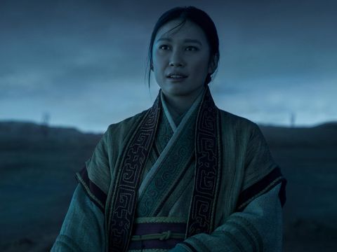 3 Body Problem. Jess Hong as Jin Cheng in episode 101 of 3 Body Problem. Cr. Ed Miller/Netflix © 2024