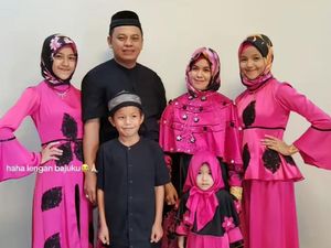 Viral Foto Keluarga Saat Lebaran yang Sederhana Tapi Tak Semua Orang Bisa